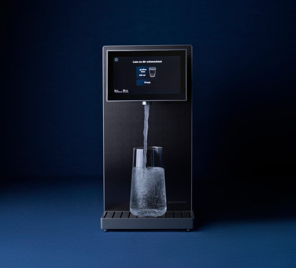 Osmoseanlage mit Sprudelwasser