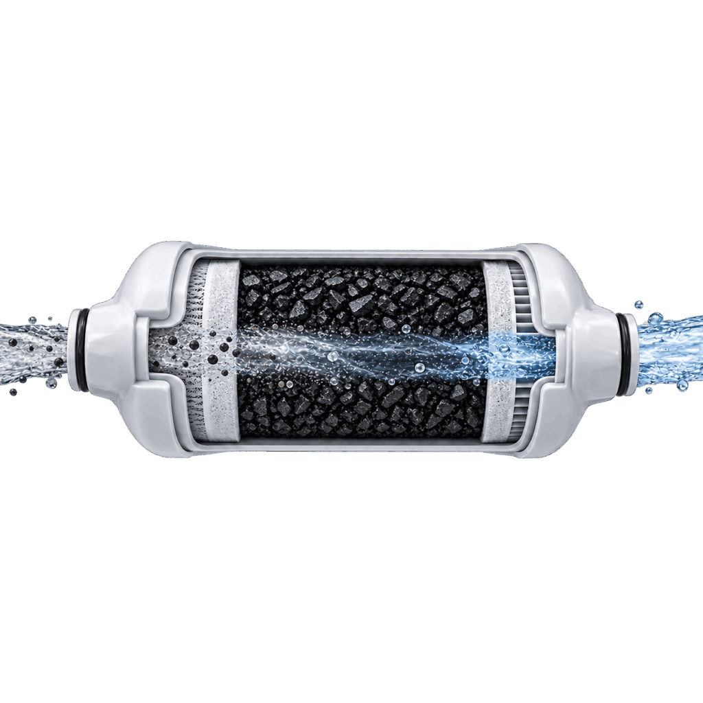 Aktivkohle-Nachfilter der PureElite Osmoseanlage